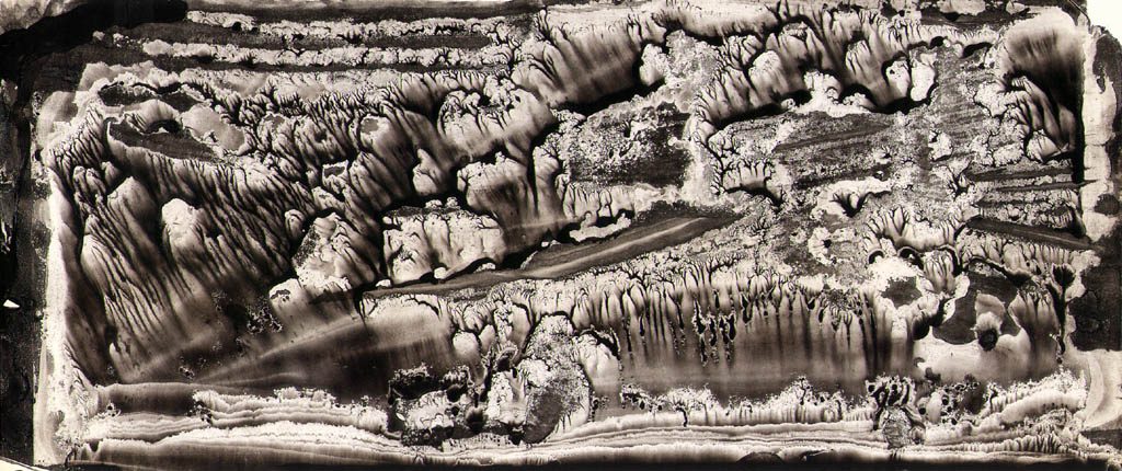 Andre Breton - Sans Titre (Untitled) - 1957 gouache decalcomania on paper